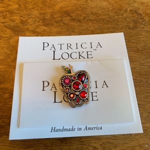 Patricia Locke Handmade  Apple Pin